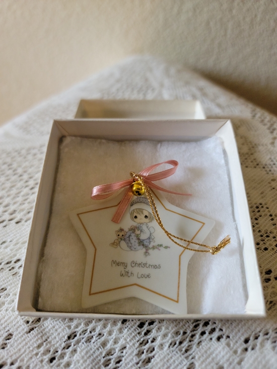 Precious Moments Other - Vintage Precious Moments Star-Shaped Christmas Ornament
